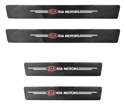 Kia Motors Carbon Fiber Door Sills Protector 0