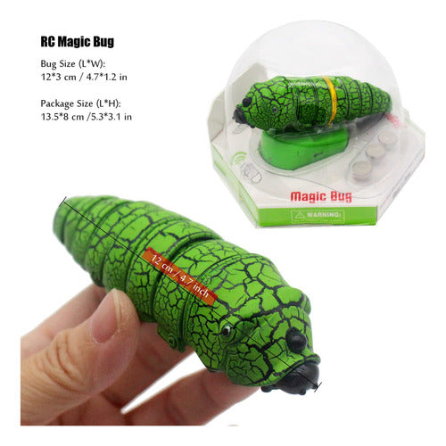 Tipmant RC Bug Control Realistic Inchworm Remote Control Toy 5