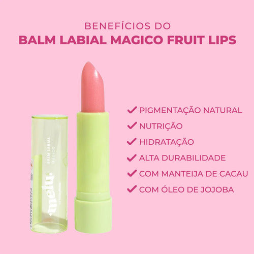 Balm Labial Mágico Fruit Lips Melu By Ruby Rose 3g 1