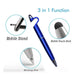 3-in-1 Touch Screen Stylus Pen with Cell Phone Holder Slot 9