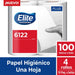 Papel Higienico Elite Hoja Simple 4ux100mts 6122 1