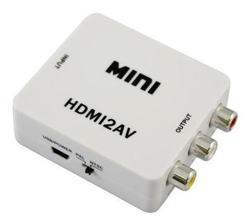 Converser HDMI to RCA Active Adapter - Connect to TV with RCA 0