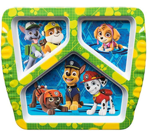 Zak Designs Paw Patrol Divided Plate Set 2