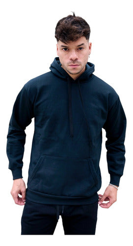 Premium Hoodie Kangaroo Sweatshirt Men Solid Fleece Jack Wear 15