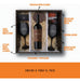 Luigi Bosca Cabernet Box Set with Black Glasses 1