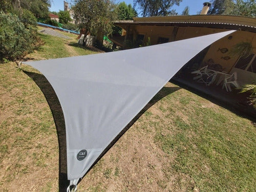 California Inflables Toldo Vela Tensada 3x5 Mtrs Microperforado Antidesgarre 3