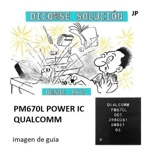 Circuito Integrado Pm670l Power Ic Qualcomm Bga Pm 670 L 0