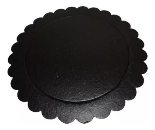 Juanalalo Cotillón Round Blonda Laminated Tray for Serving 20cm X10 1