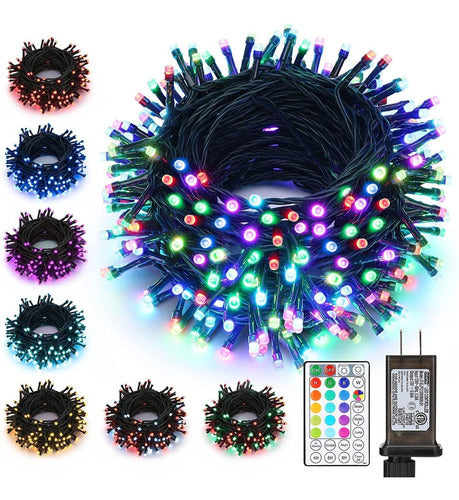 Ibaycon Luces De Navidad Que Cambian De Color, 300 Led De 98 0