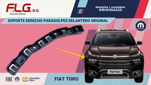 Soporte De Paragolpe Fiat 51979493 4