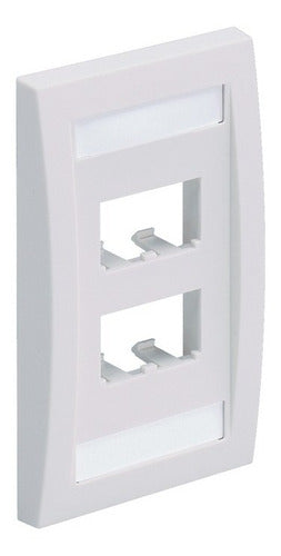 Panduit Faceplate Placa Sencilla 4 Mód Mini-com Nk6 Cfpe4iwy 0