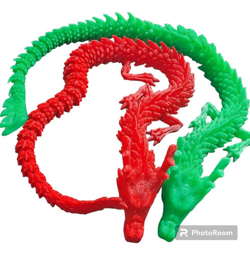 Articulated Dragon 3D Printed Toy 1