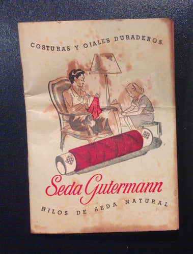 Antigüa Libreta Publicidad Sedas Guterman 1951 Belgrano 0