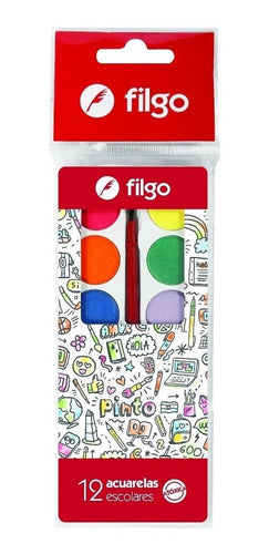 Filgo Acuarelas X12 Colores X Unidad 0