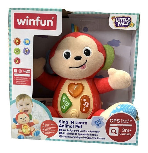 Winfun Soft Plush Interactive Sing and Learn MT3 275 TTM 0