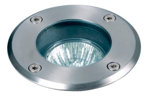 Spot De Piso Luz Exterior Jardin Embutir Con Led Gu10 0