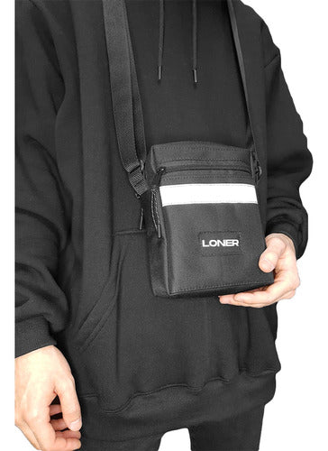 LonerStreetwear Shoulder Bag Reflex, Streetwear Fanny Pack, Trap Fanny Pack 3