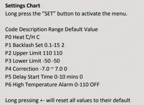 Control De Temperatura Termostato Frio Calor Switch Termico 6