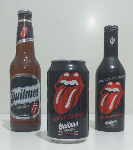 Quilmes Rolling Stones Bot Vidrio + Bot Alumin + Lata (556) 0