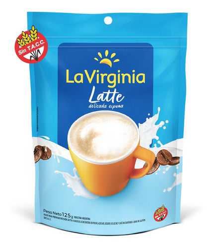 La Virginia Cafe Latte Instantaneo Doypack 125 Gr X 10 Un 0