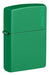 Zippo 48629ZL Classic Grass Green Matte Warranty 0