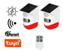 Kit Sirena Sensor Movimiento Solar Wifi Inteligente App 1