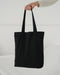 Tote Bag 100% Polyester, Sublimation Ready Black/Cream 1