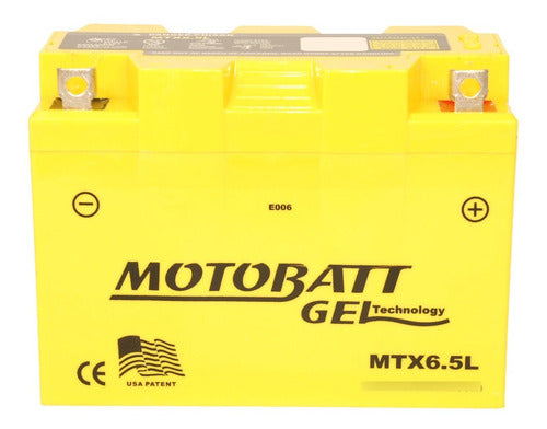 Bateria Motobatt 12n6.5 Yb6.5l Colt Sxm 200 Cecatto 150 1