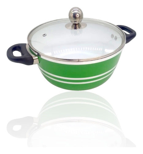 24 cm Ceramic Coated Saucepan 0