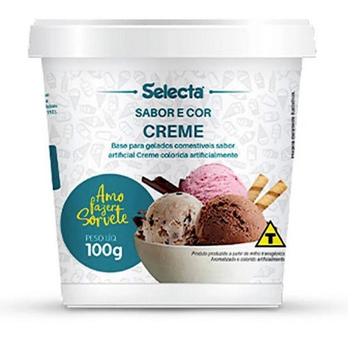 Selecta Sabor En Polvo Para Helado Vainilla 100 Gr 0