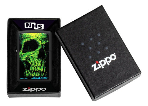 Zippo Encendedor 48743 Santa Cruz Design Original Garantia 1