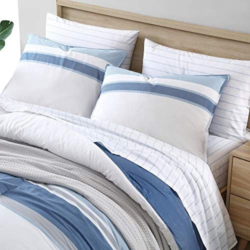 Nautica - Double Bed Quilt Set, Reversible Bedding 1