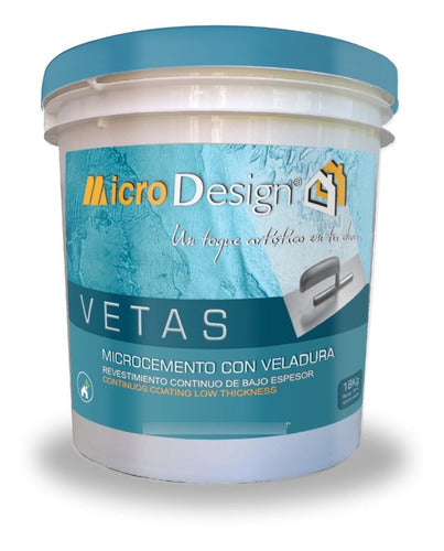 Microdesign Microcemento Vetas®, Efecto Veteado 5m2 Microdesign® 0