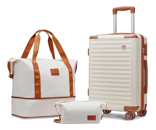 Joy Way 20-Inch Rolling Carry-On Suitcase 0