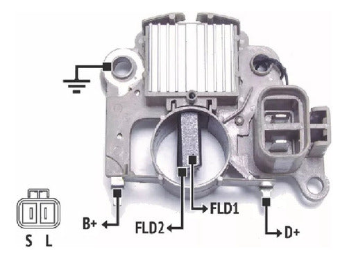 Regulador Voltaje Compatible Con Mitsubishi Montero Subaru 1