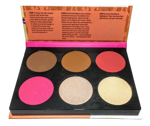 Starry Paleta De Rubor Starry The Cheek Combo Se316b 5