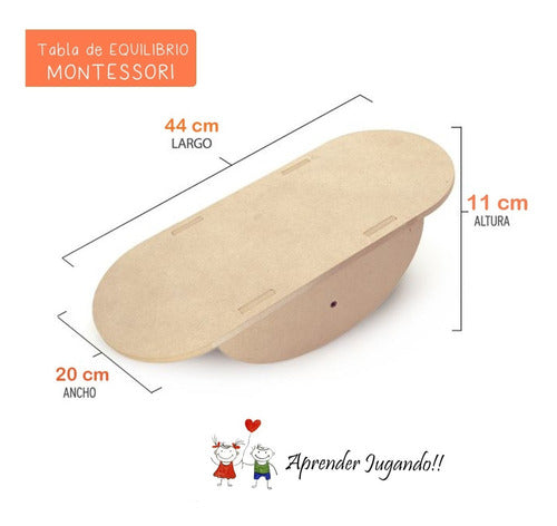 Fibrofacilmanía Montessori Pikler Balance Board 1