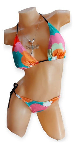 Push-Up Adjustable String Bikini with Triangle Top 4