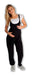 Victoria Candel Black Lycra Jumpsuit for Pregnant Women 0