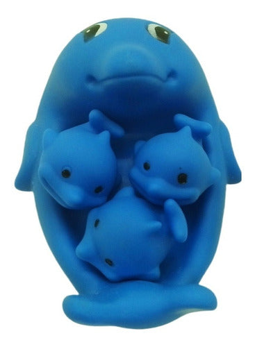 Animal Bath Family Squeaky Toy Set 1