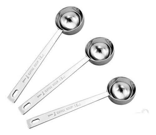 Jasni Stainless Steel Measuring Coffee Mug, 3 Tablespoons 0