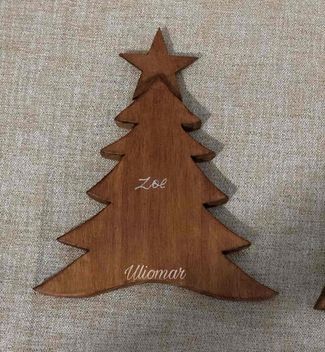 Christmas Tree Decoration Set - Personalized Ornaments Tray Centerpiece 8