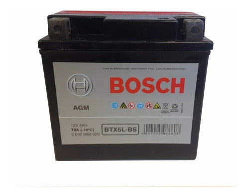 Batería Moto Bosch Gel Ytz6v Honda Cg Titan 150 00/18 0