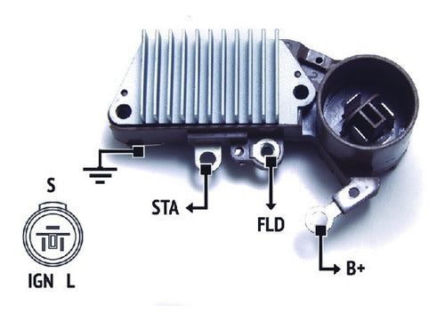 Regulador De Volt.uni Nippondenso Toyota 12 V 1