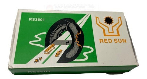 Red Sun Patches for Bicycle Inner Tubes - 48 Units with Solution 3