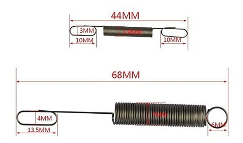 Briggs & Stratton Compatible Carburetor Spring and Rod Set 3 to 5 HP 1