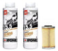 Ipone Kit Filtro Aceite + 15w50 Semi Ns200 As Motos Liber 0