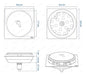 Rimontti Rejilla Desagüe Baño Inteligente 10x10 Acero Inox C/marco 3