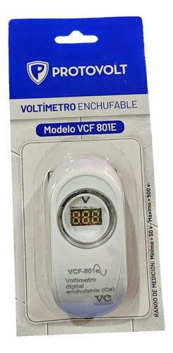 Plug-in Voltage Tester Digital Voltmeter Protovolt 220V 0