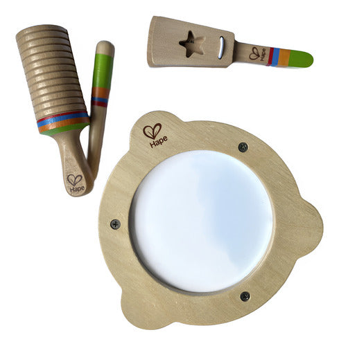 Hape Instrumentos Musicales Percusión De Madera 0